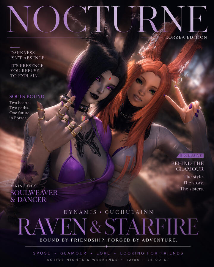 Raven & Starfire in Eorzea Raven & Starfire in Eorzea