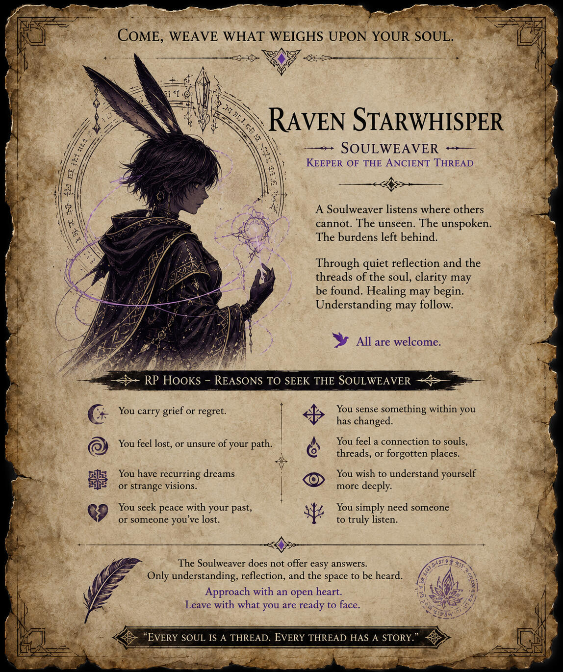 Krile's Soulweaver Poster